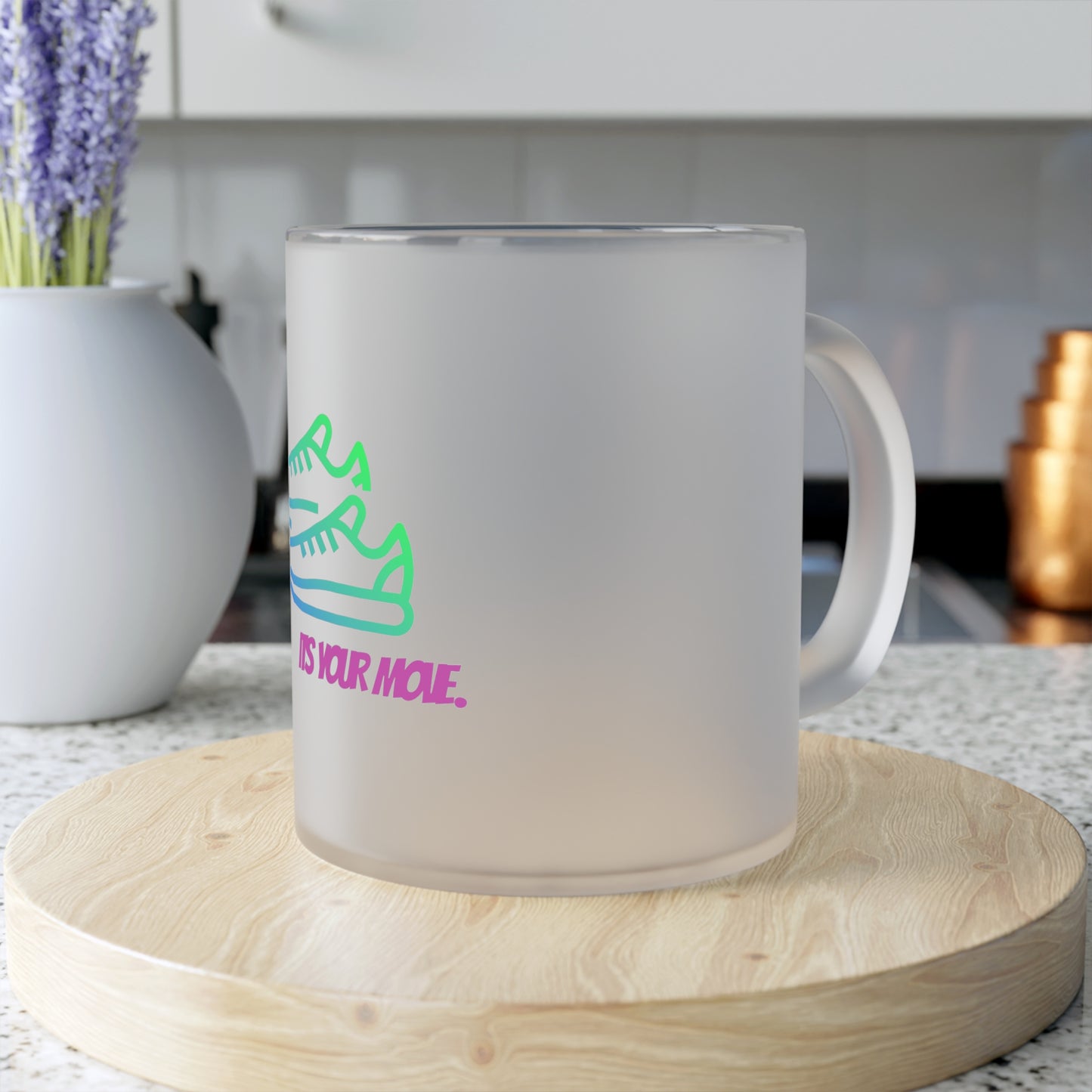 Frosted Glass Mug