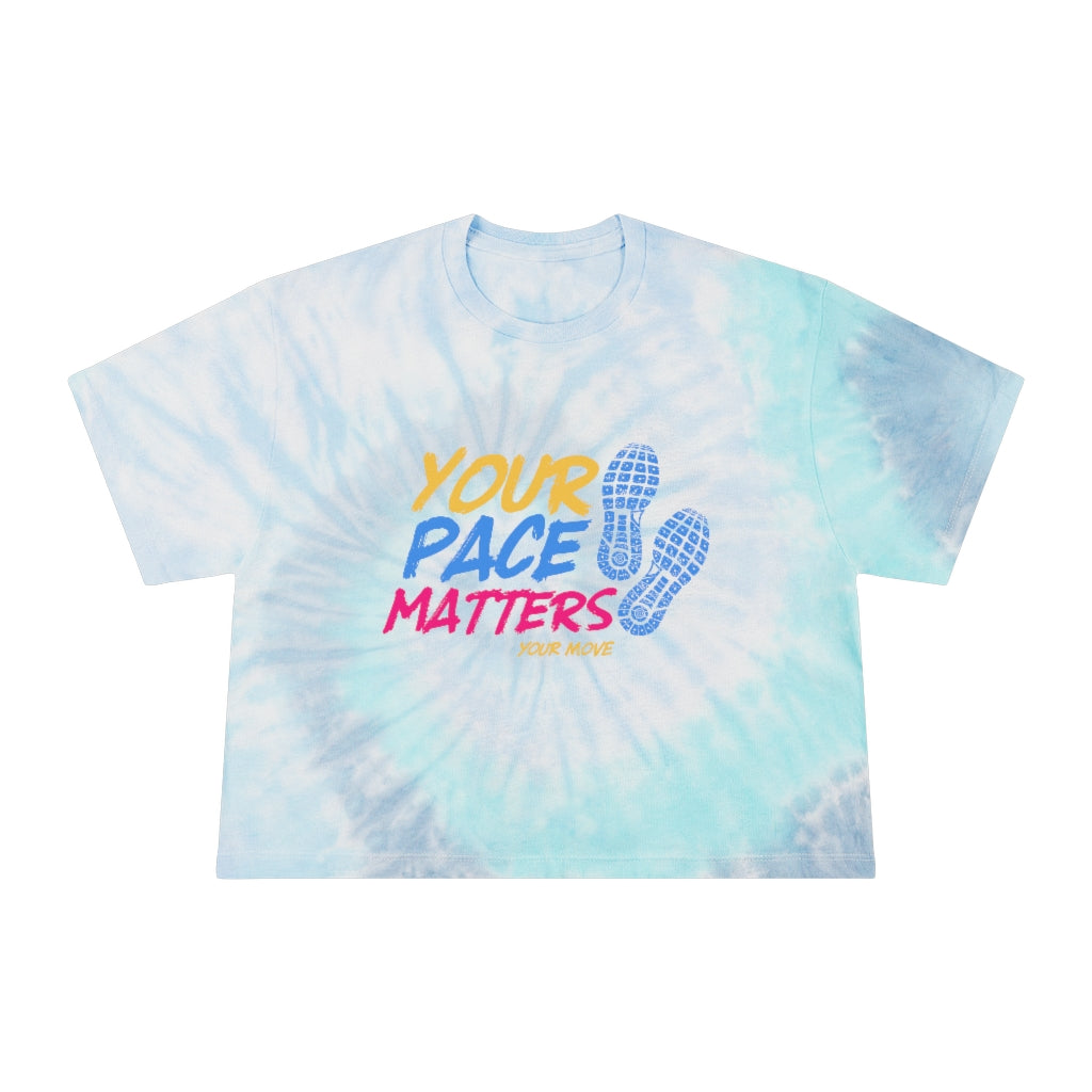 YPM Women's Tie-Dye Crop Tee