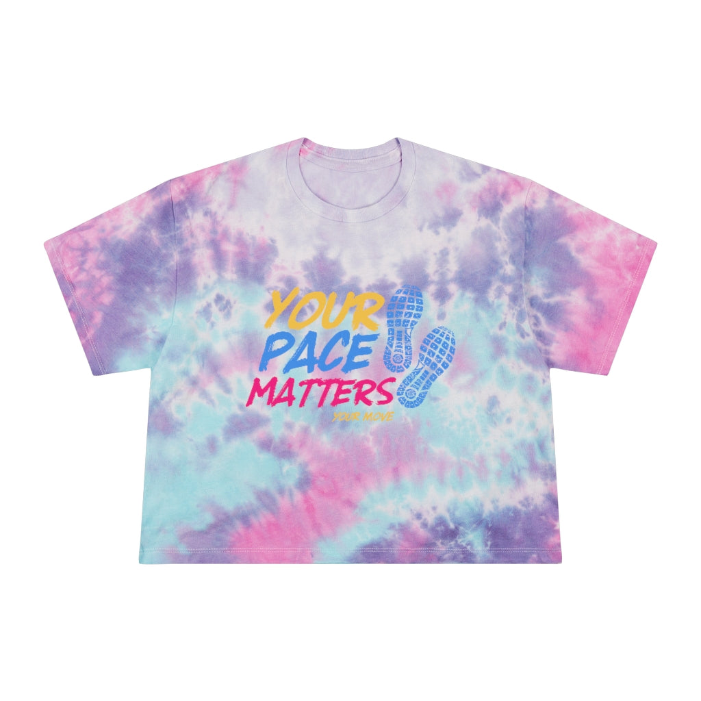 YPM Women's Tie-Dye Crop Tee