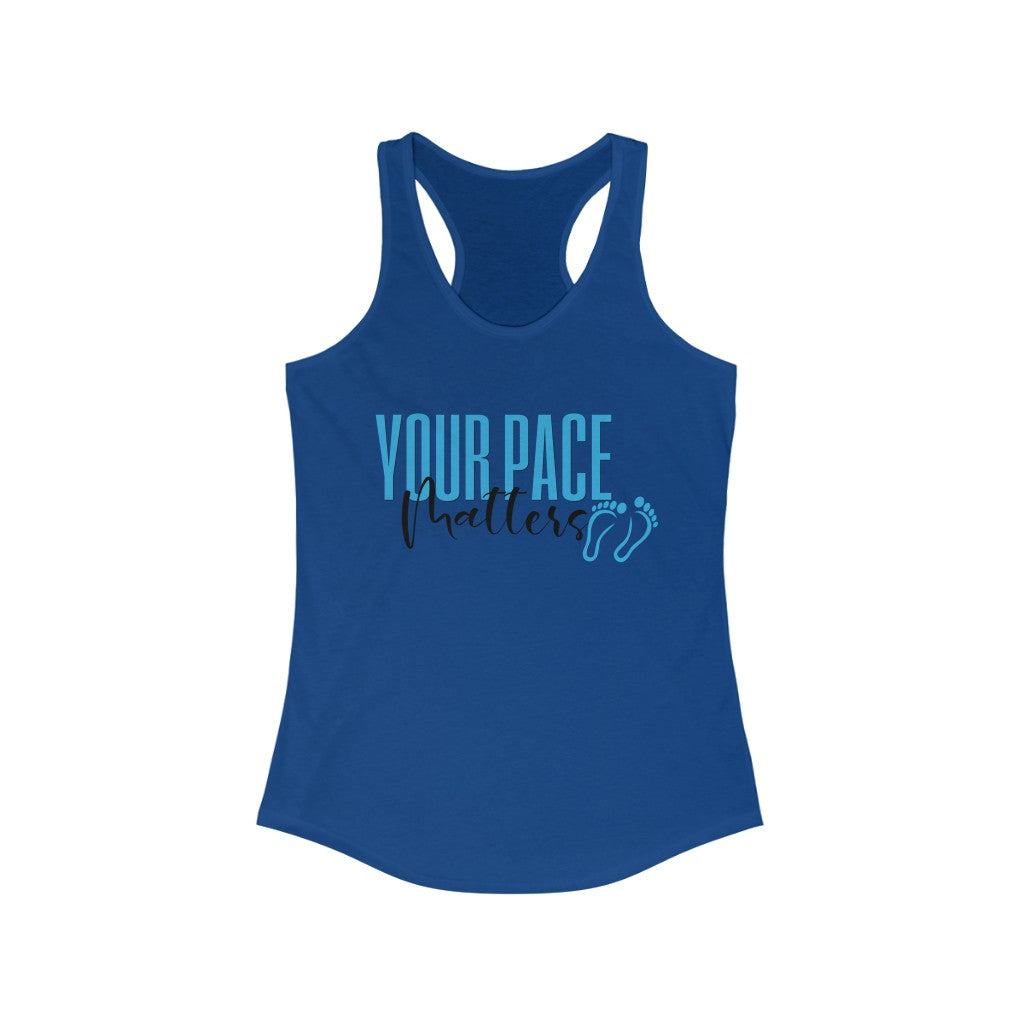 YPM Women's Summer Tank " Blue Print"