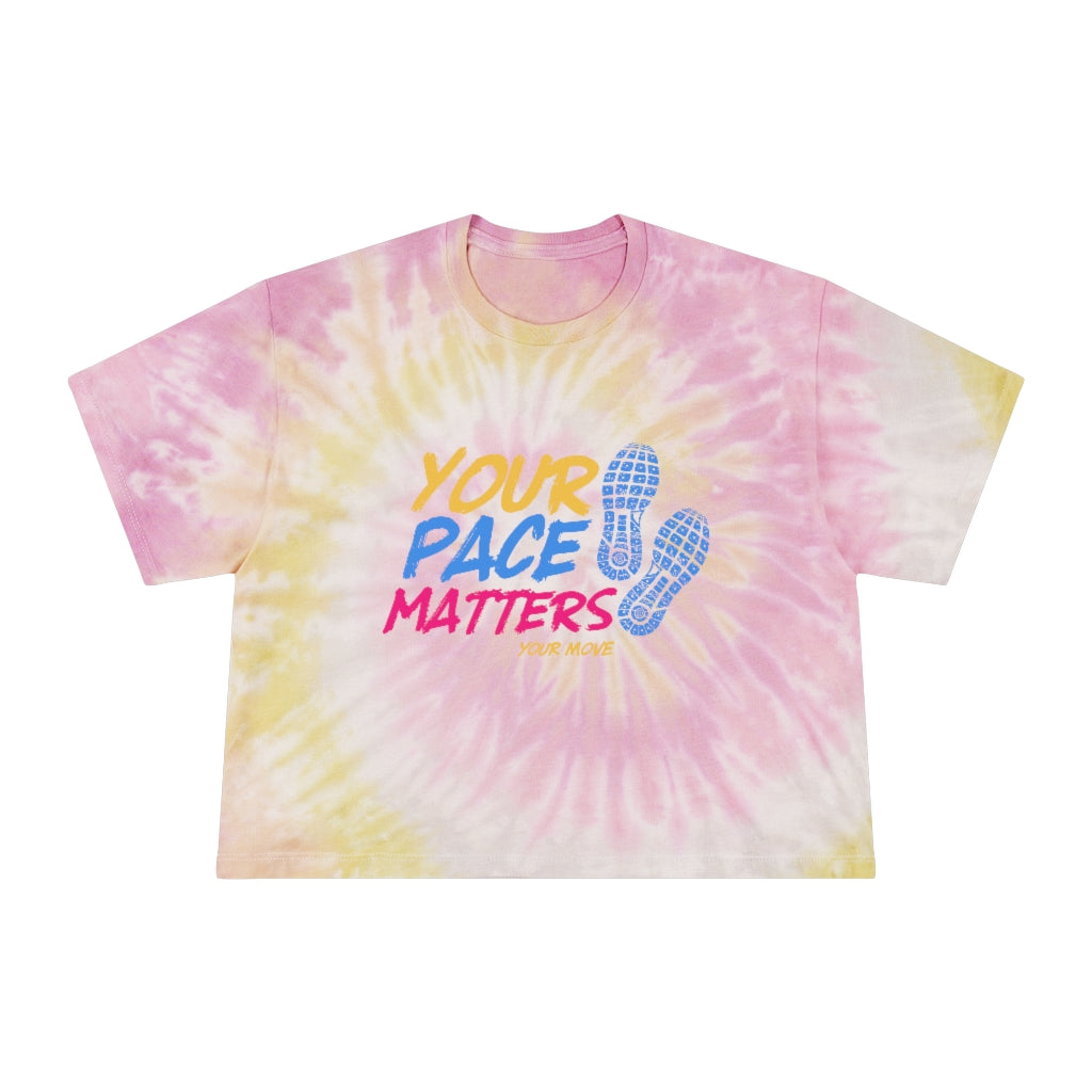 YPM Women's Tie-Dye Crop Tee