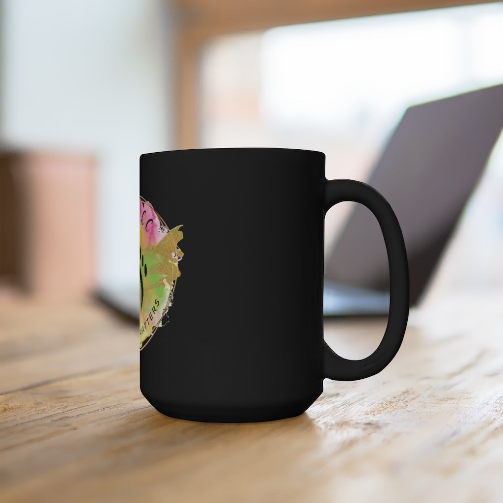 YPM Black Coffee Mug 15oz